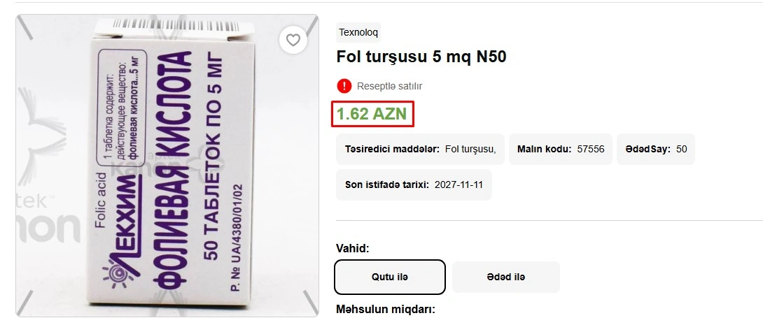 Qiyməti 1 manat 62 qəpik, amma nəticəsi baha başa gələ bilər -  XƏBƏRDARLIQ