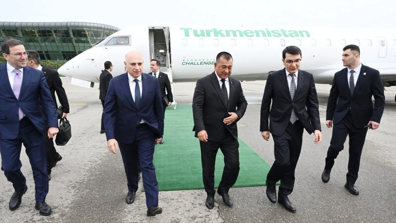 Türkmənistanın Nazirlər Kabineti sədr müavini Azərbaycana gəldi