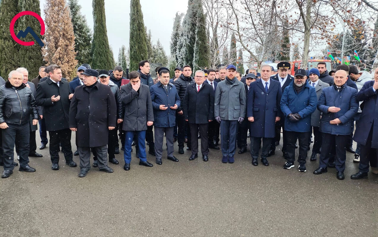 Ərdoğanın oğlu Gəncədə - FOTO