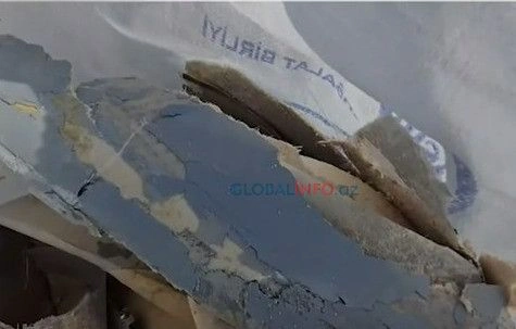 Naxçıvana düşən dronun üzərinə görün nə YAZILIB - FOTO