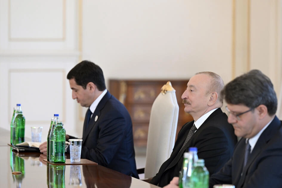 Prezident İlham Əliyev Slovakiya Baş nazirinin müavinini qəbul edib - FOTO