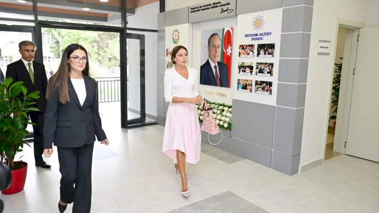 Birinci vitse-prezident Bakıda yeni körpələr evi-uşaq bağçasının açılışında -   FOTOLAR