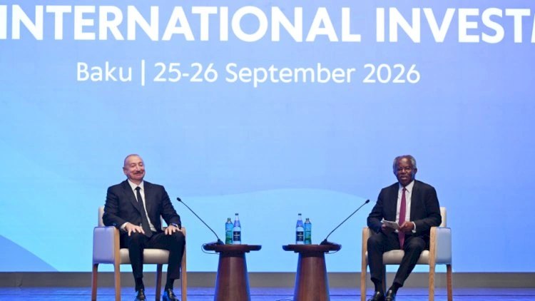 Prezident II Azərbaycan Beynəlxalq İnvestisiya Forumu çərçivəsində keçirilən tədbirdə iştirak etdi   - TAM HİSSƏ