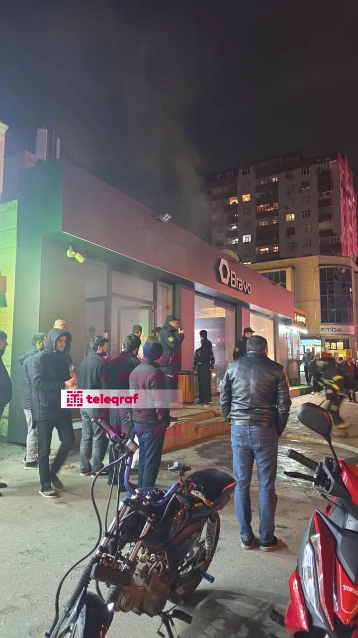 “Bravo”da yanğın baş verdi – FOTO