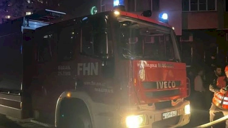TƏCİLİ! Bakıda   GÜCLÜ YANĞIN BAŞLADI