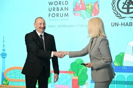İlham Əliyev Euronews televiziyasına müsahibə verdi
