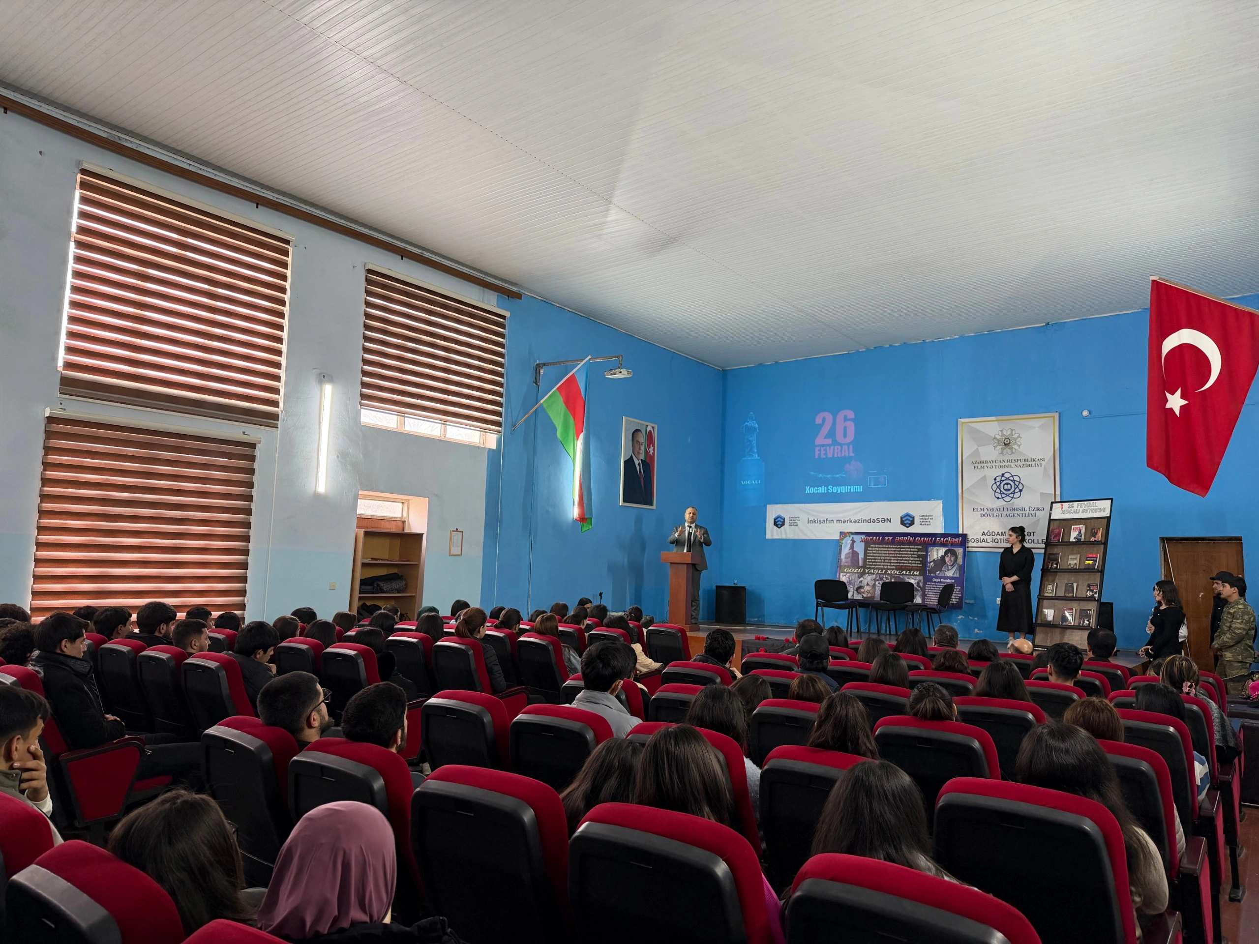 Xocalı soyqırımı qurbanlarının xatirəsi region gəncləri tərəfindən anılıb - FOTOLAR