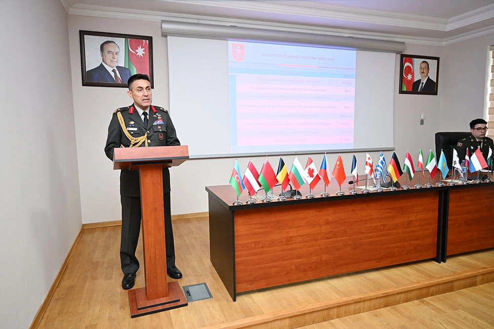 Azərbaycandakı hərbi attaşelər toplandı