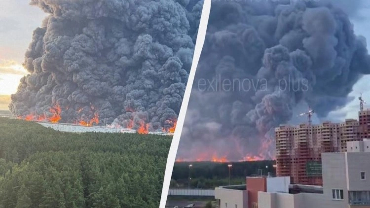 Moskvaya gecə saatlarında kütləvi PUA hücumu olub