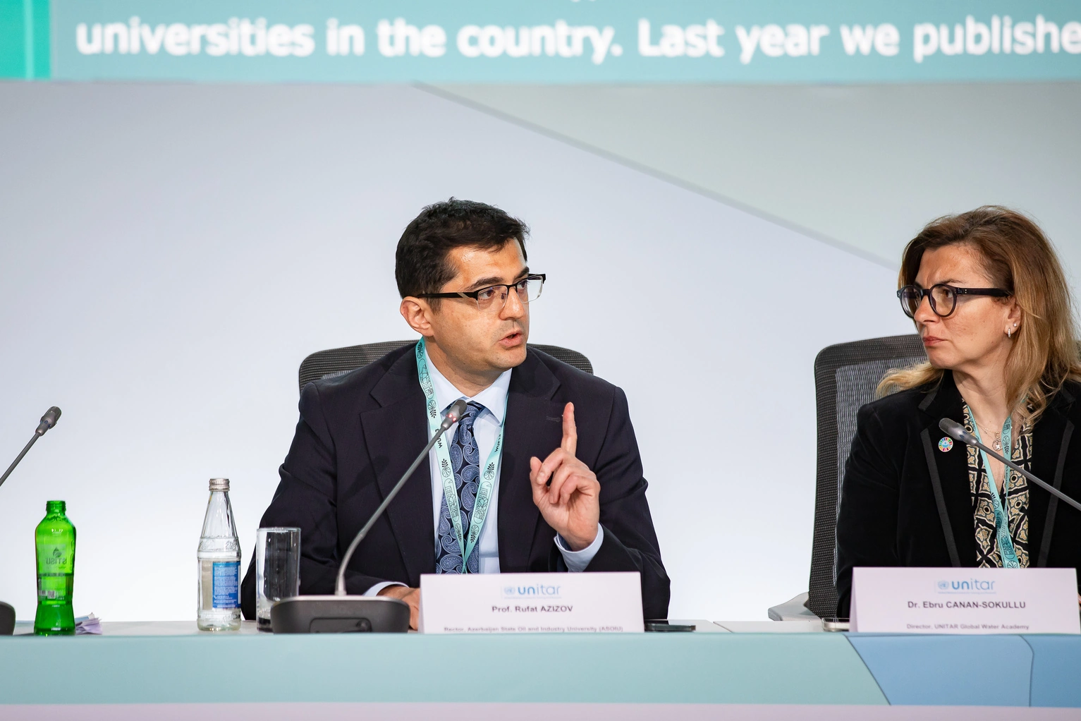 ADNSU rektoru Ümumdünya Şəhərsalma Forumunda dayanıqlı inkişaf mövzusunda paneldə çıxış edib