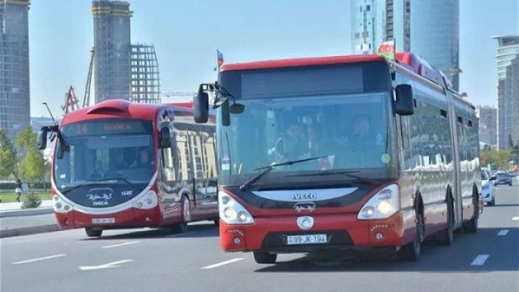 9 marşrutun hərəkəti alternativ küçələrlə təşkil edilib