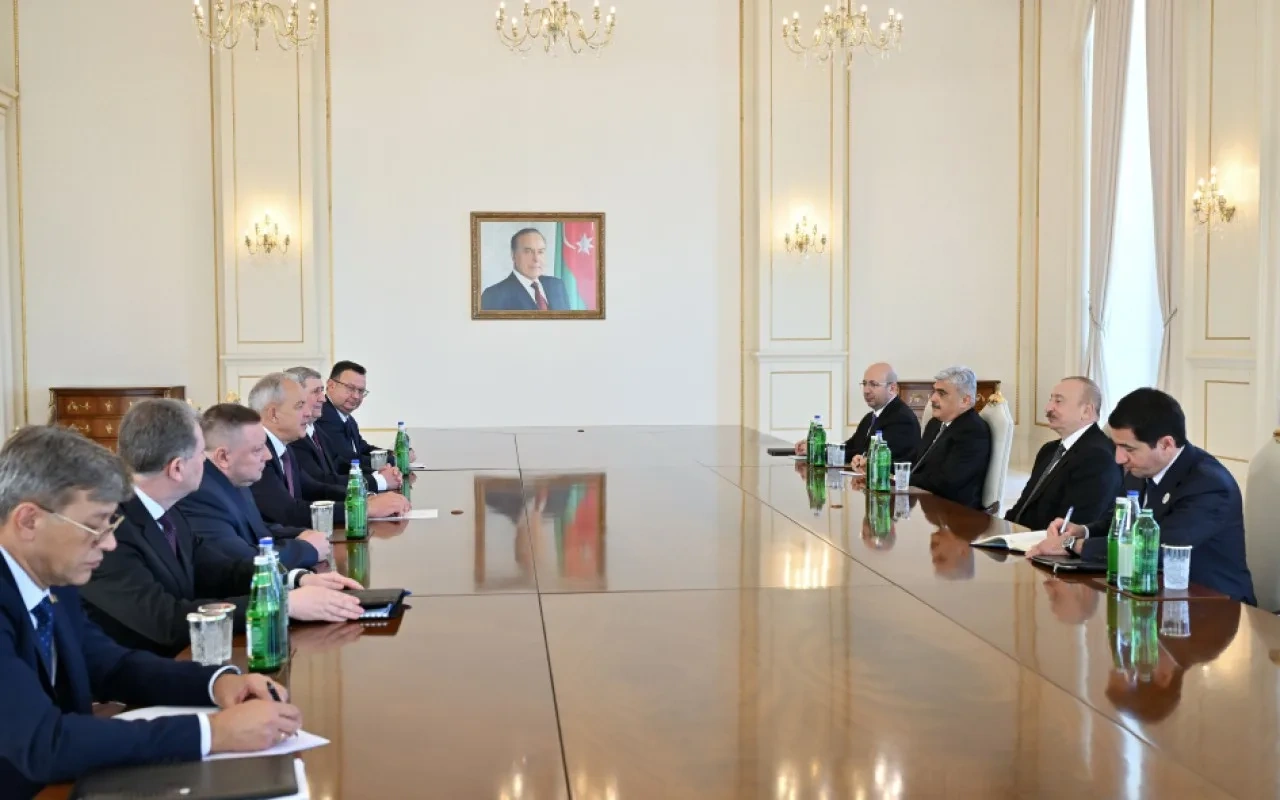 Prezident İqor Sergeyenkonu qəbul etdi- FOTOLAR