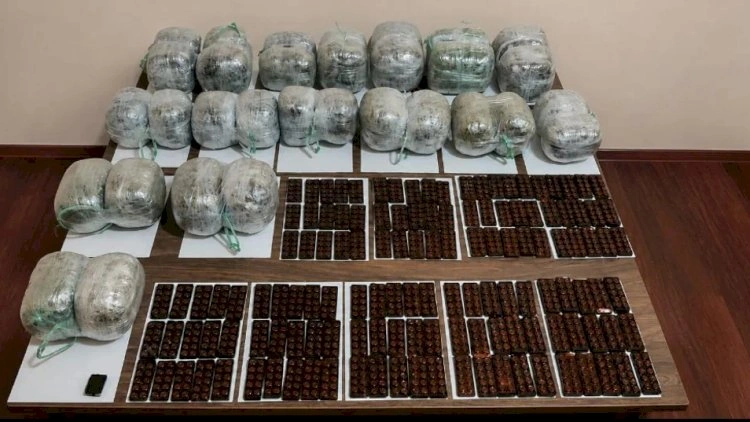 Dövlət sərhədində 35 kiloqram narkotik dövriyyədən çıxarıldı