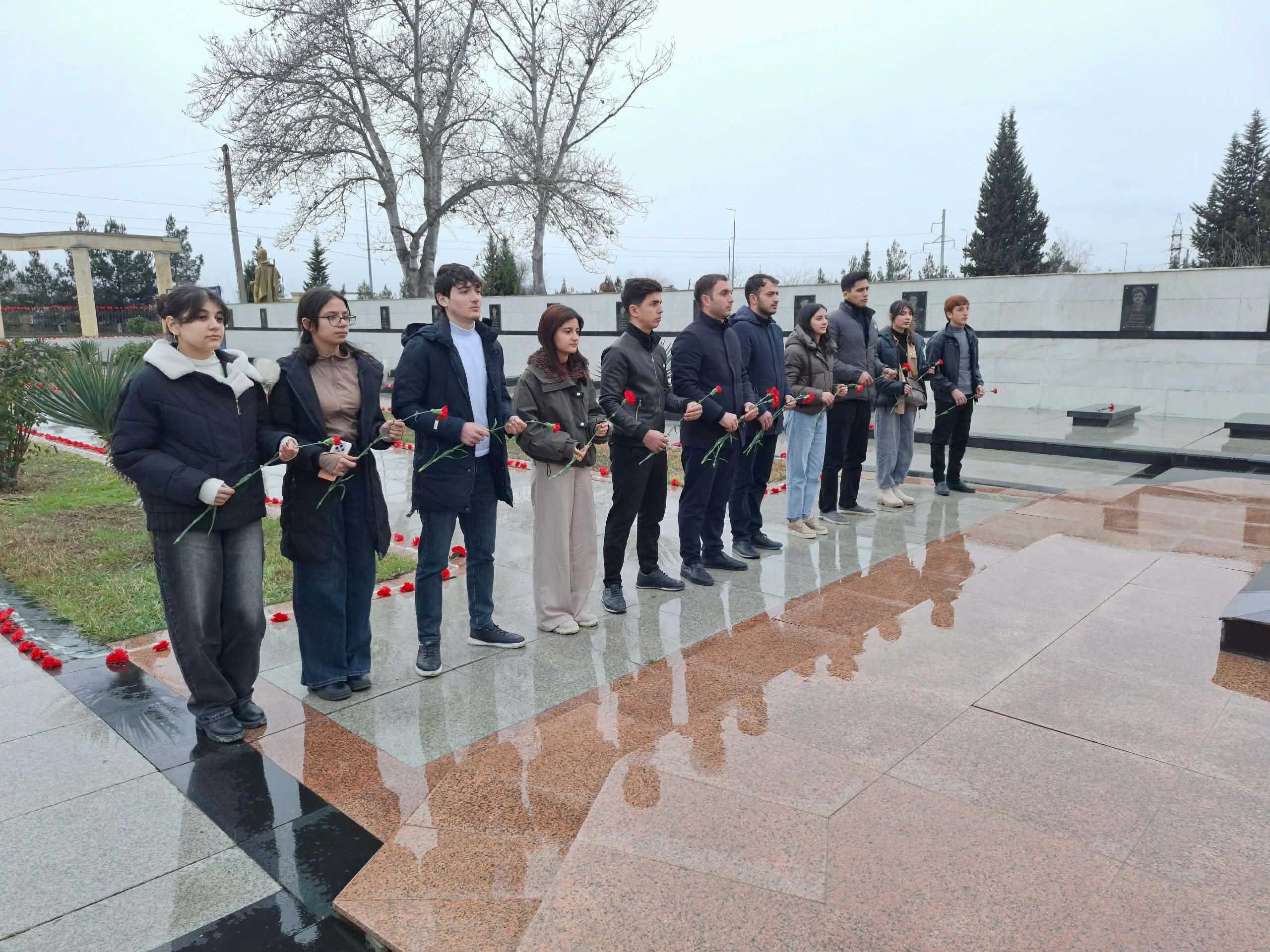 <b>20 Yanvar faciəsi region gəncləri tərəfindən yad edilib </b>