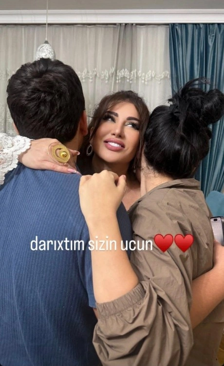 Fatimədən övladları ilə bağlı paylaşım - Foto