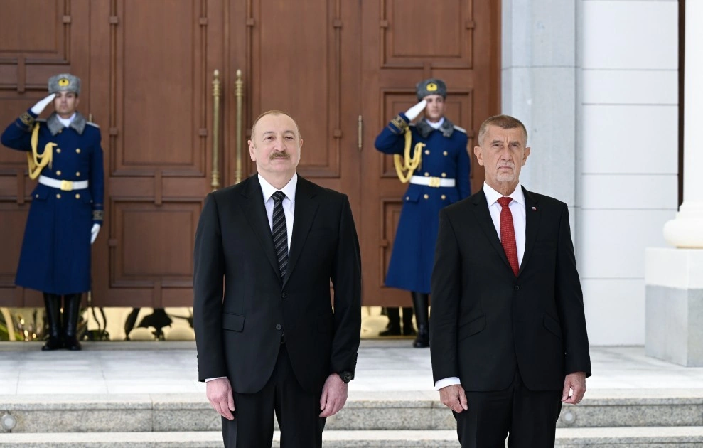 Qəbələdə Çexiyanın Baş naziri Andrey Babişin rəsmi qarşılanma mərasimi olub