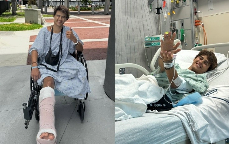 Ayağı amputasiya edilən Survivor qalibindən paylaşım - Fotolar