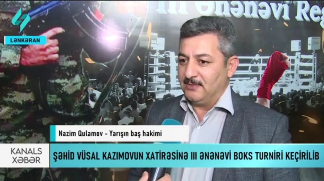 Vətən müharibəsi şəhidi Baş leytenant Vüsal Kazımovun xatirəsinə həsr olunmuş boks turniri keçirildi