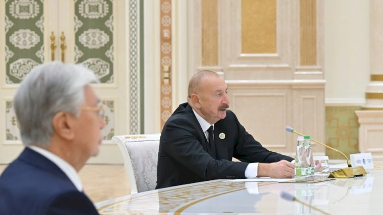 Prezident: Qazaxıstan və Özbəkistanla birlikdə yaşıl enerji dəhlizi yaratmaq üzərində işləyirik