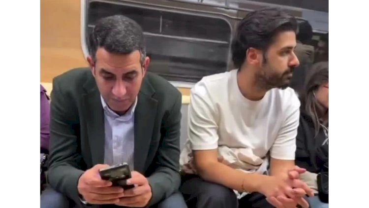 Tayfunun Bakı metrosundan paylaşımı -   VİDEO
