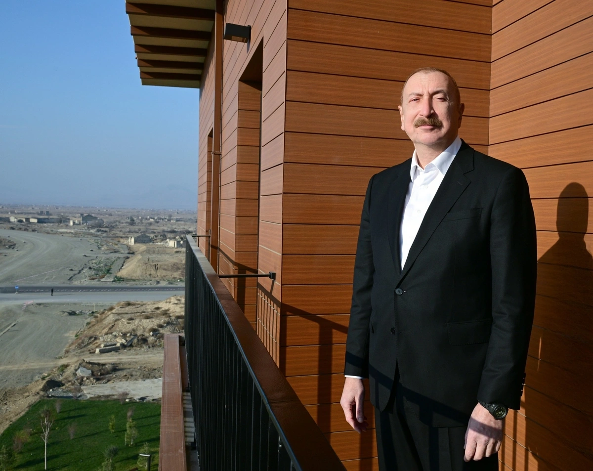 Prezident Hilton Garden Inn Agdam hotelinin açılışını edib - FOTO