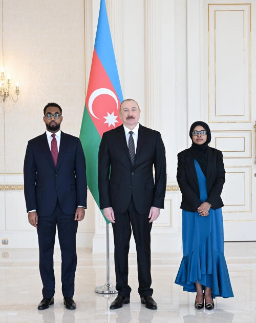 Prezident İlham Əliyev Somalinin Azərbaycana yeni təyin olunmuş səfirini qəbul edib - FOTO