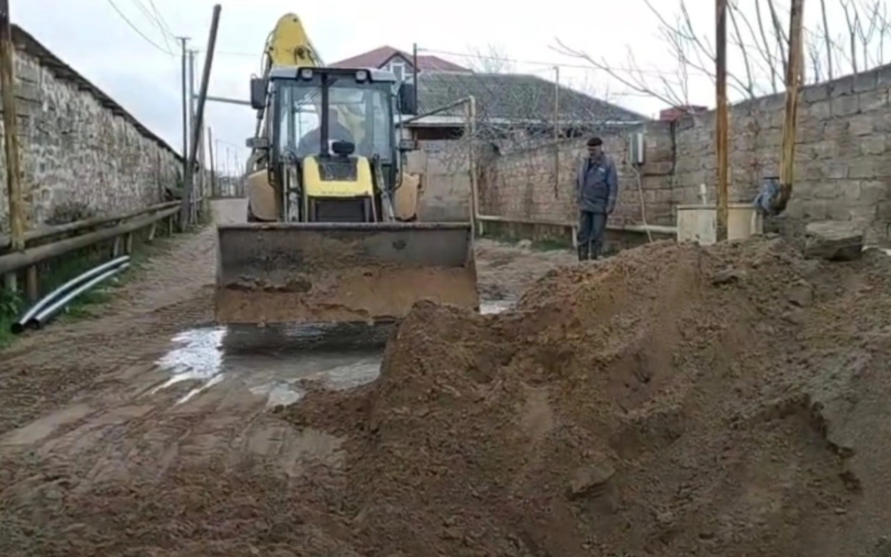 Maştağada xətt bərpa edildi