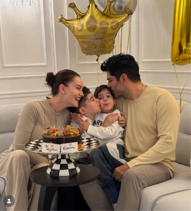 Məşhur cütlük övladlarının ad günü belə qeyd etdi - FOTO