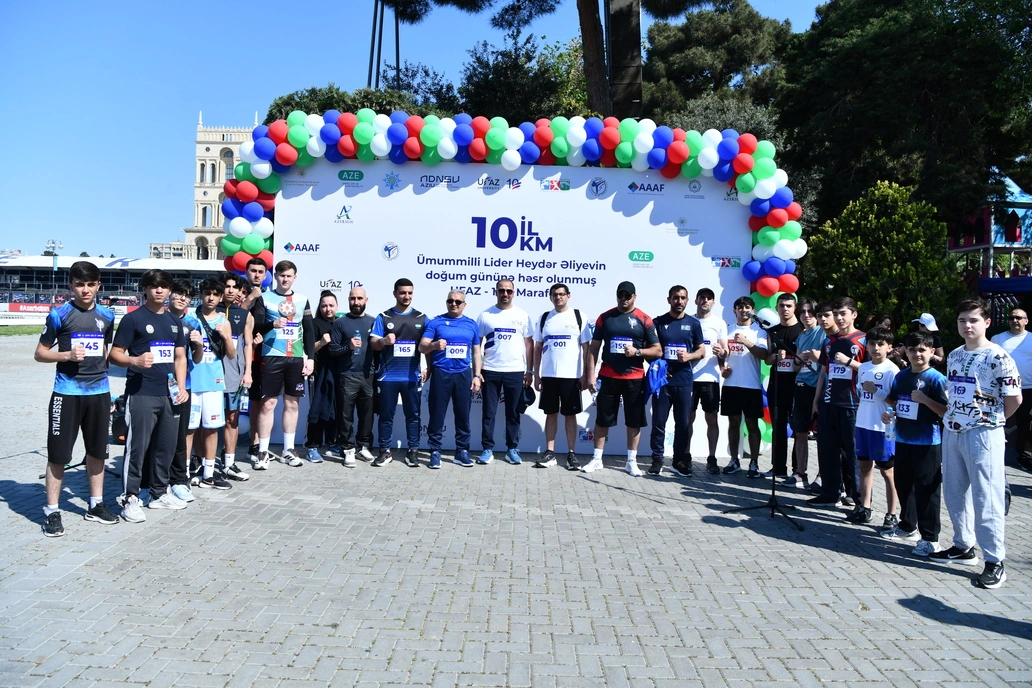 Ümummilli Lider Heydər Əliyevin 103-cü ildönümünə və UFAZ-ın 10 illiyinə həsr olunmuş marafon yarışı keçirilib