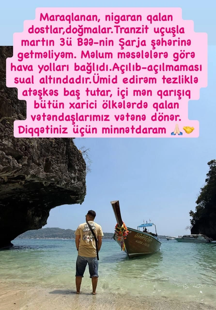 Azərbaycanlı müğənni bombalanan şəhərdə qaldı - Qayıda bilmir - FOTO