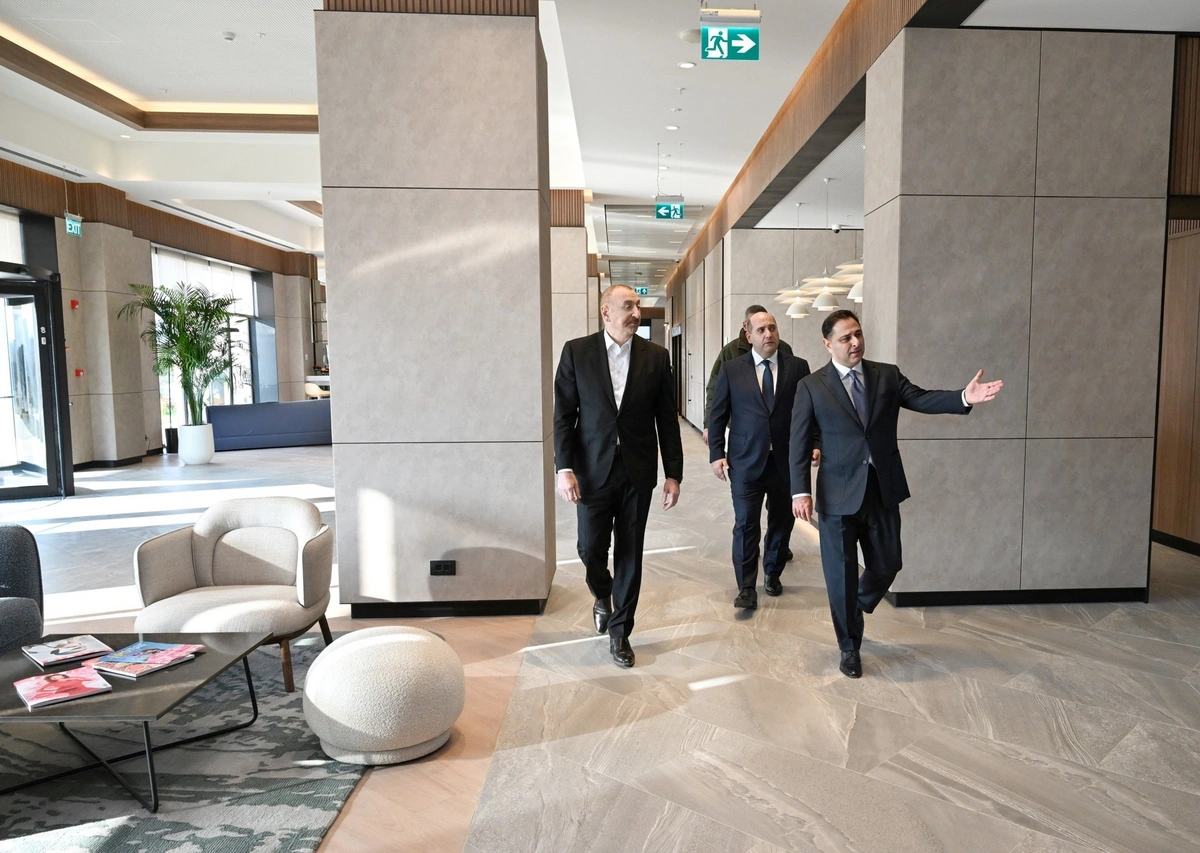 Prezident Hilton Garden Inn Agdam hotelinin açılışını edib - FOTO