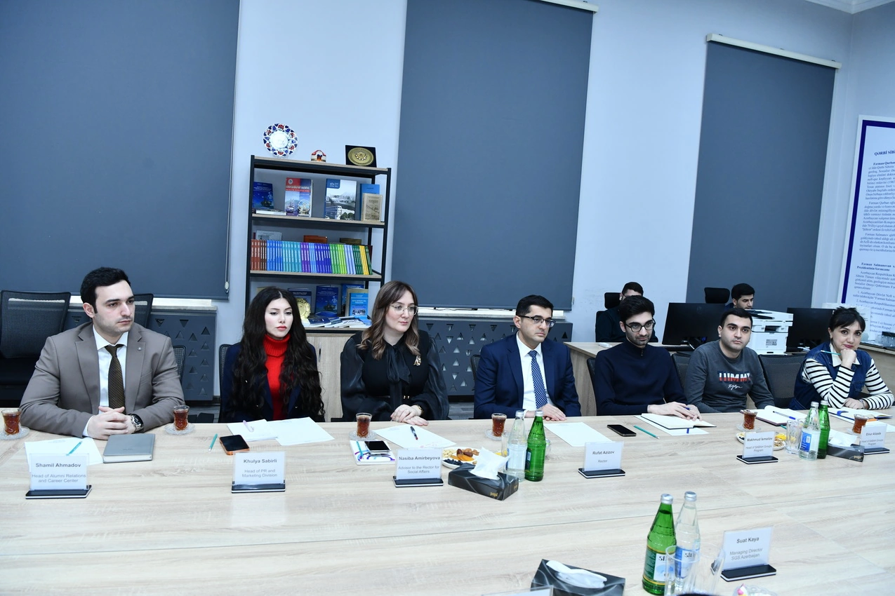 “SGS Azerbaijan” MMC-nin nümayəndə heyəti ADNSU-da olub