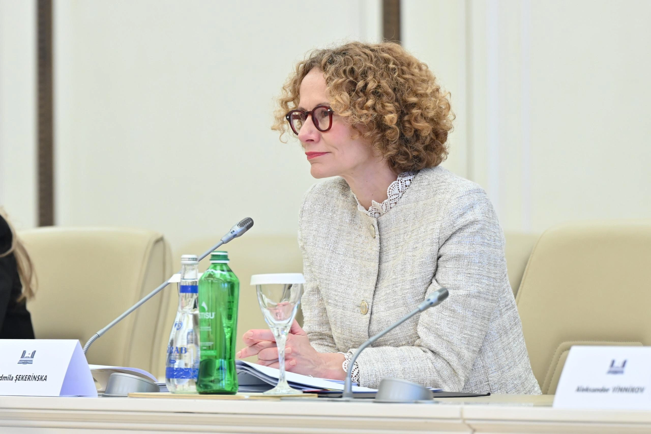Sahibə Qafarova Radmila  Şekerinskayla görüşdü - FOTO