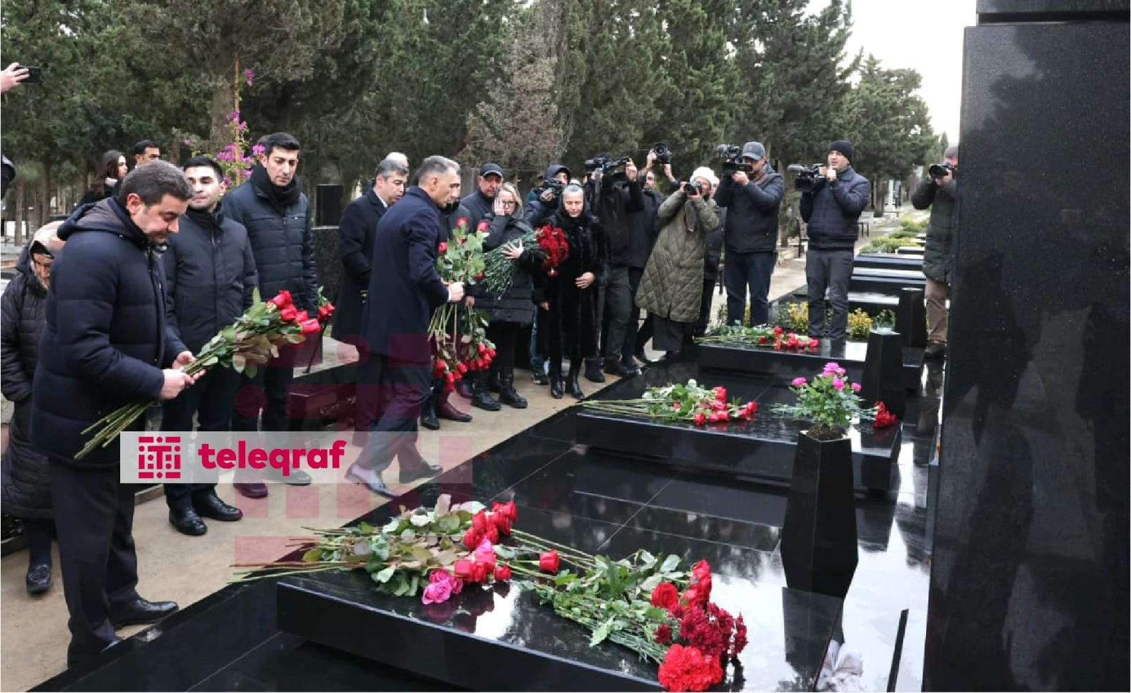 Milli Qəhrəmanlar Hökumə Əliyeva, İqor Kşnyakin, Aleksandr Kalyaninovun məzarları ziyarət olundu - FOTO