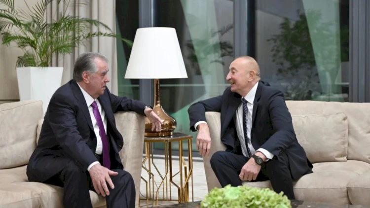 İlham Əliyev Emoməli Rəhmon ilə görüşdü