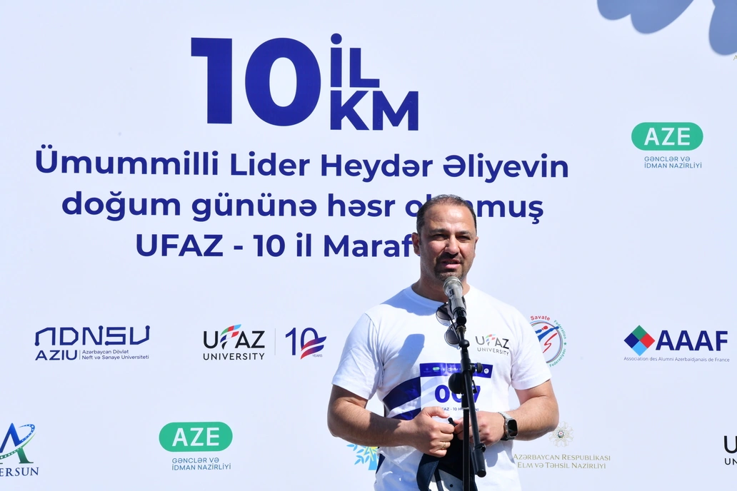 Ümummilli Lider Heydər Əliyevin 103-cü ildönümünə və UFAZ-ın 10 illiyinə həsr olunmuş marafon yarışı keçirilib