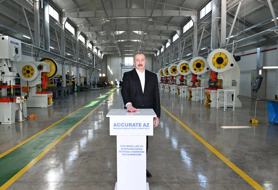 Prezident Ballıcada yeni müəssisənin AÇILIŞINDA
