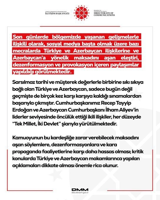 Azərbaycan və Türkiyəyə qarşı qara təbliğat aparılır