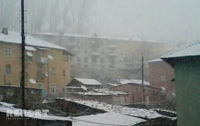 Bu ərazilərə qar yağıb