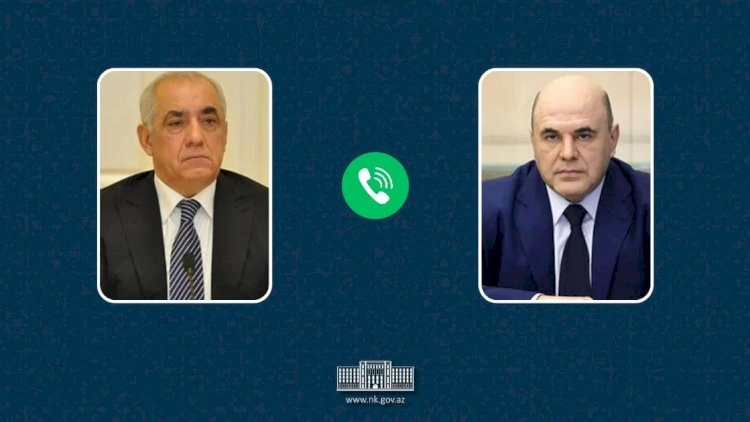 Əli Əsədov Mixail Mişustinlə telefon danışığı apardı