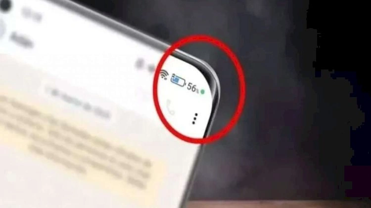 Telefonun ekranındakı yaşıl və narıncı nöqtələr nəyi bildirir?