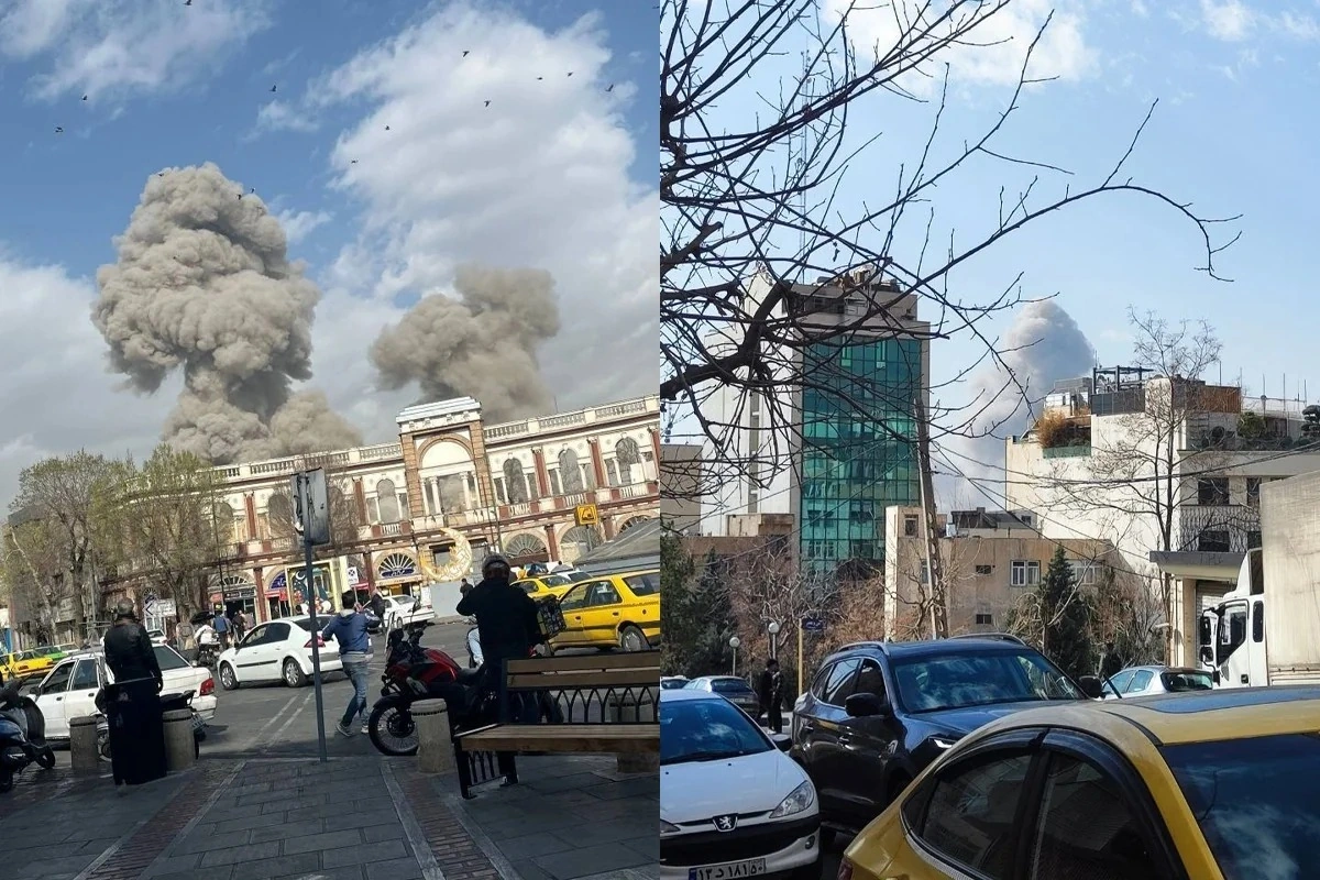 İsrail İranı BOMBALADI - VİDEO