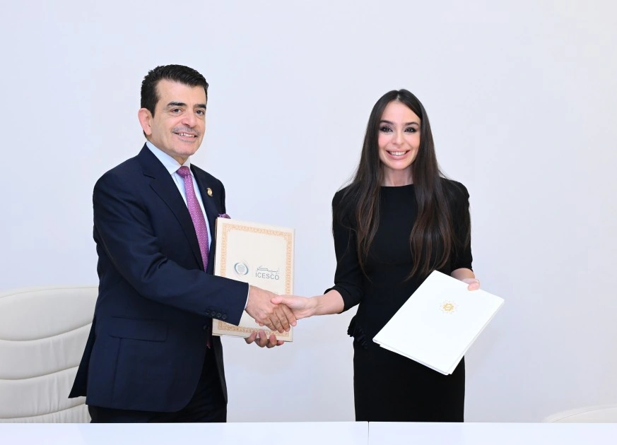 Leyla Əliyeva ICESCO-nun Baş direktoru ilə saziş imzaladı - FOTOLAR