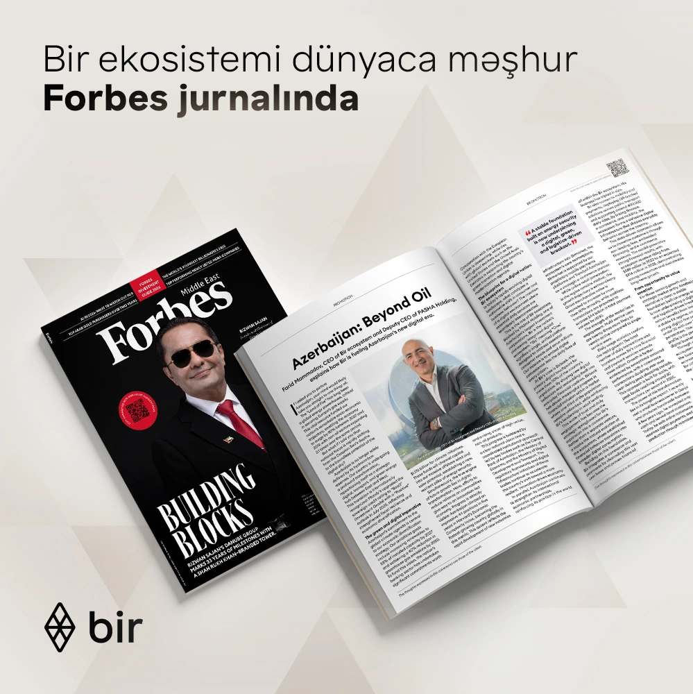 “Forbes”də Fərid Məmmədovun məqaləsi dərc edilib