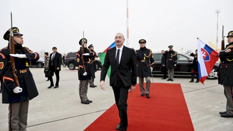 Prezident İlham Əliyevin Slovakiyaya rəsmi səfəri başa çatdı