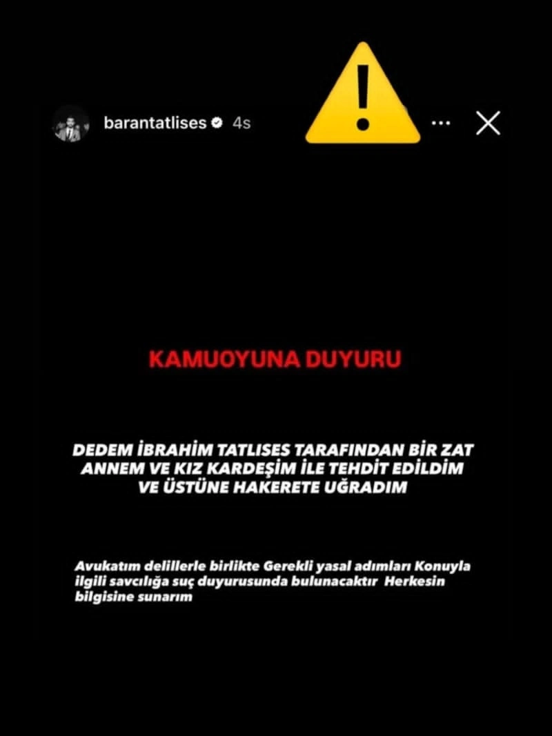 İbrahim Tatlıses nəvəsini təhdid edib - FOTO