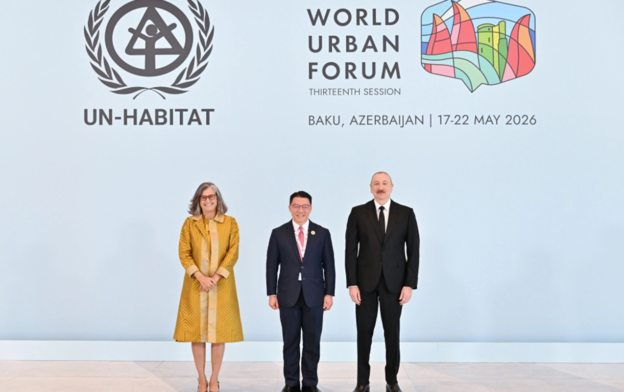 Prezident WUF13-ün açılış mərasimində iştirak edir - CANLI YAYIM