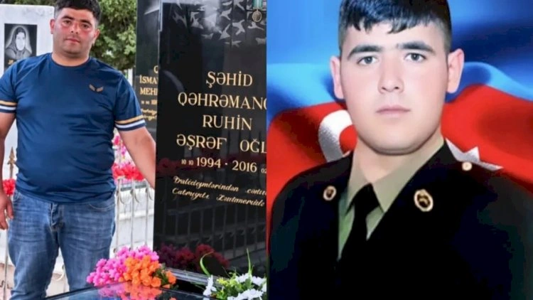 Cəbrayılda minaya düşənlər şəhid Ruhin Qəhrəmanovun ailə üzvləri imiş   - FOTOLAR
