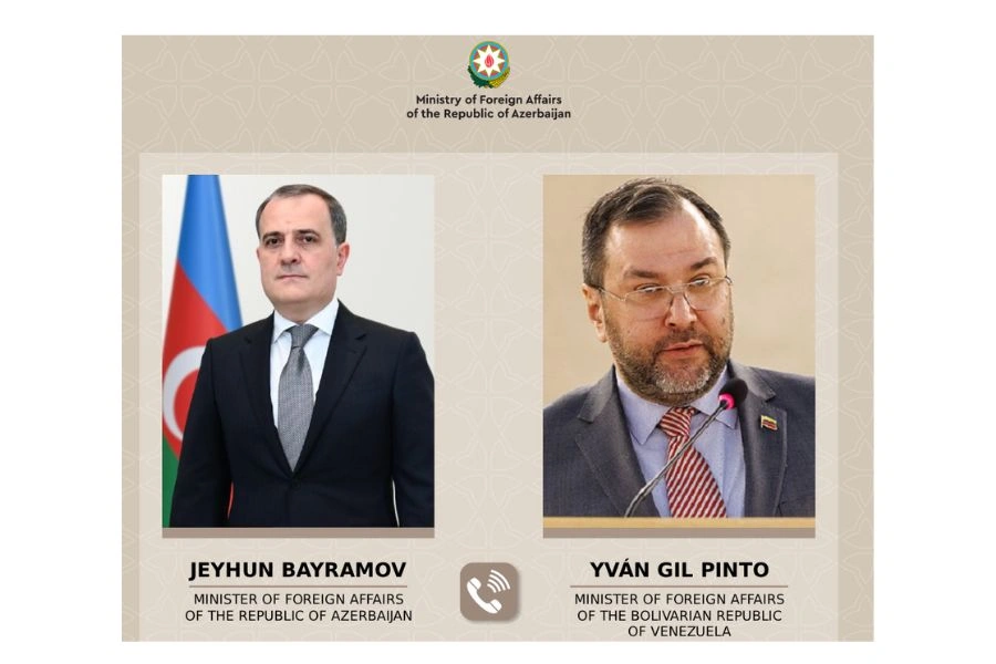 Ceyhun Bayramov venesuelalı həmkarı ilə telefonla danışdı