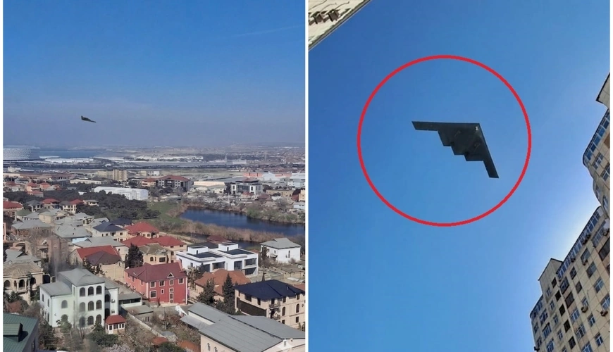 Bakı səmasında yenə dron GÖRÜNDÜ - FOTO